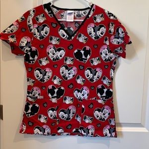 Disney Scrub Top